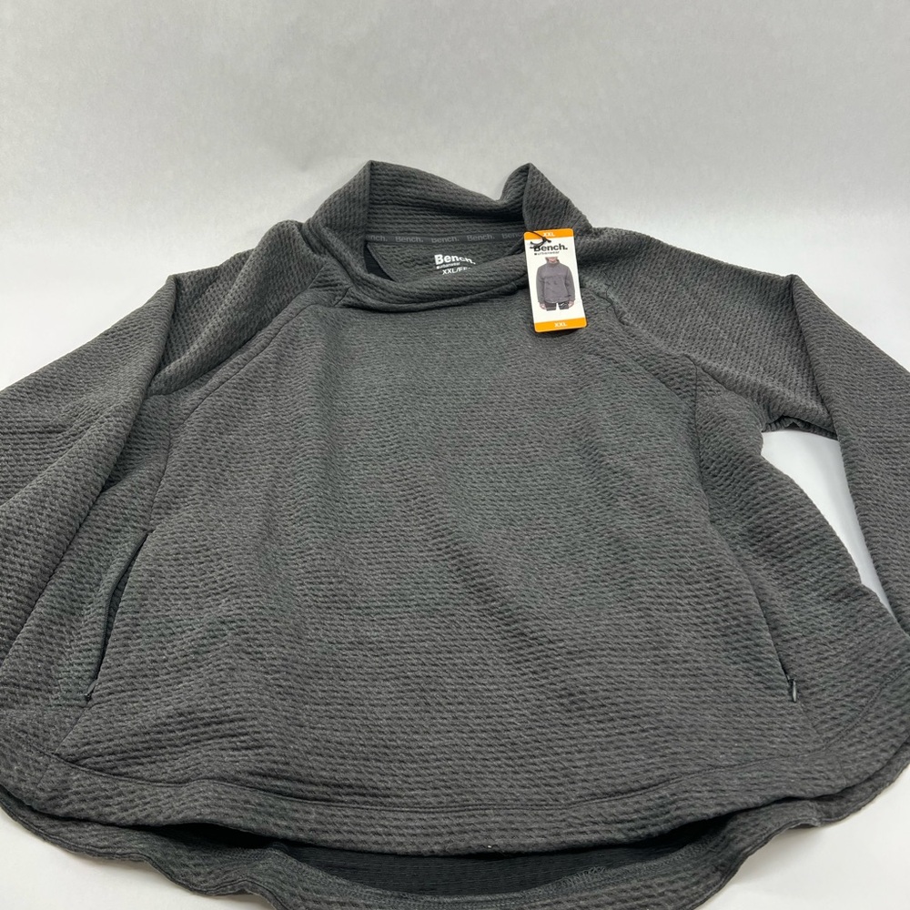 Bench Women’s Dark Gray Textured Pullover